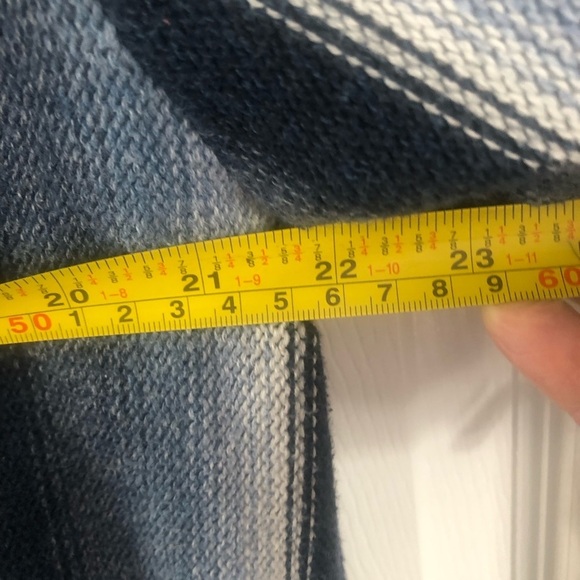 Mexican Baja blue hoodie sweater Size  XL 100% thick Cotton - Picture 6 of 12